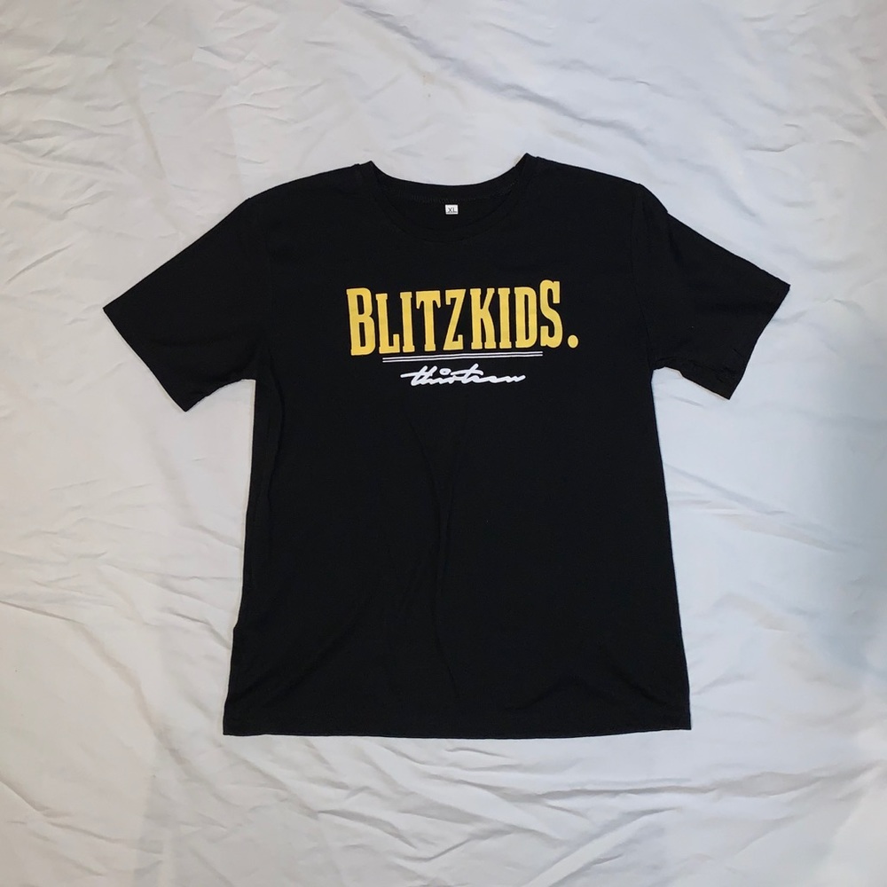 Black ‘Blitzkids’ Women’s T Shirt Size small NEW